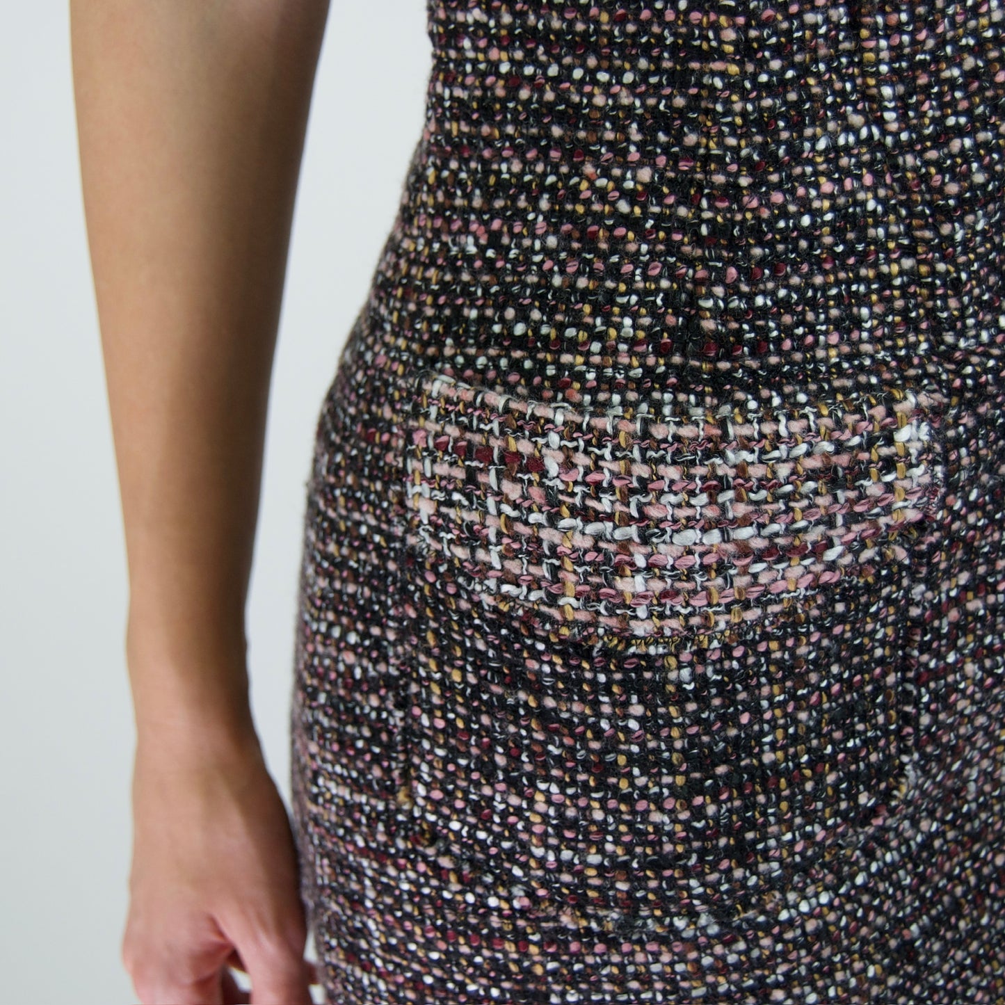 DG DOLCE & GABBANA Abito tubino effetto bouclé