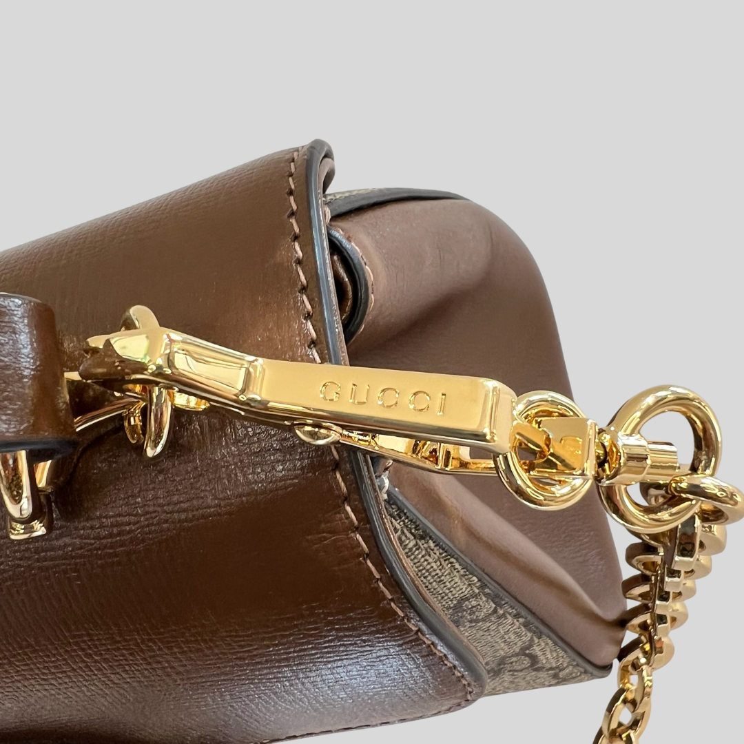 GUCCI Borsa Horsebit 1955 GG Supreme