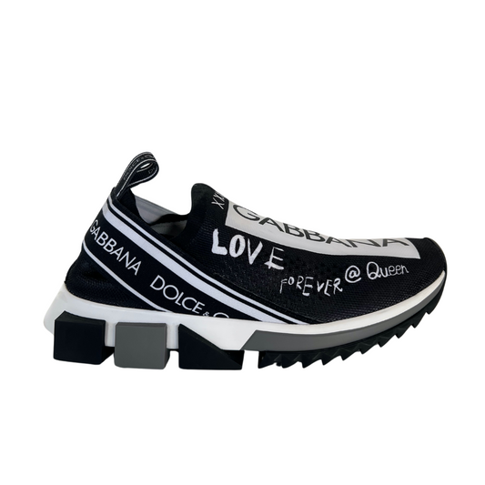 DOLCE & GABBANA Sneakers Sorrento nera e bianca