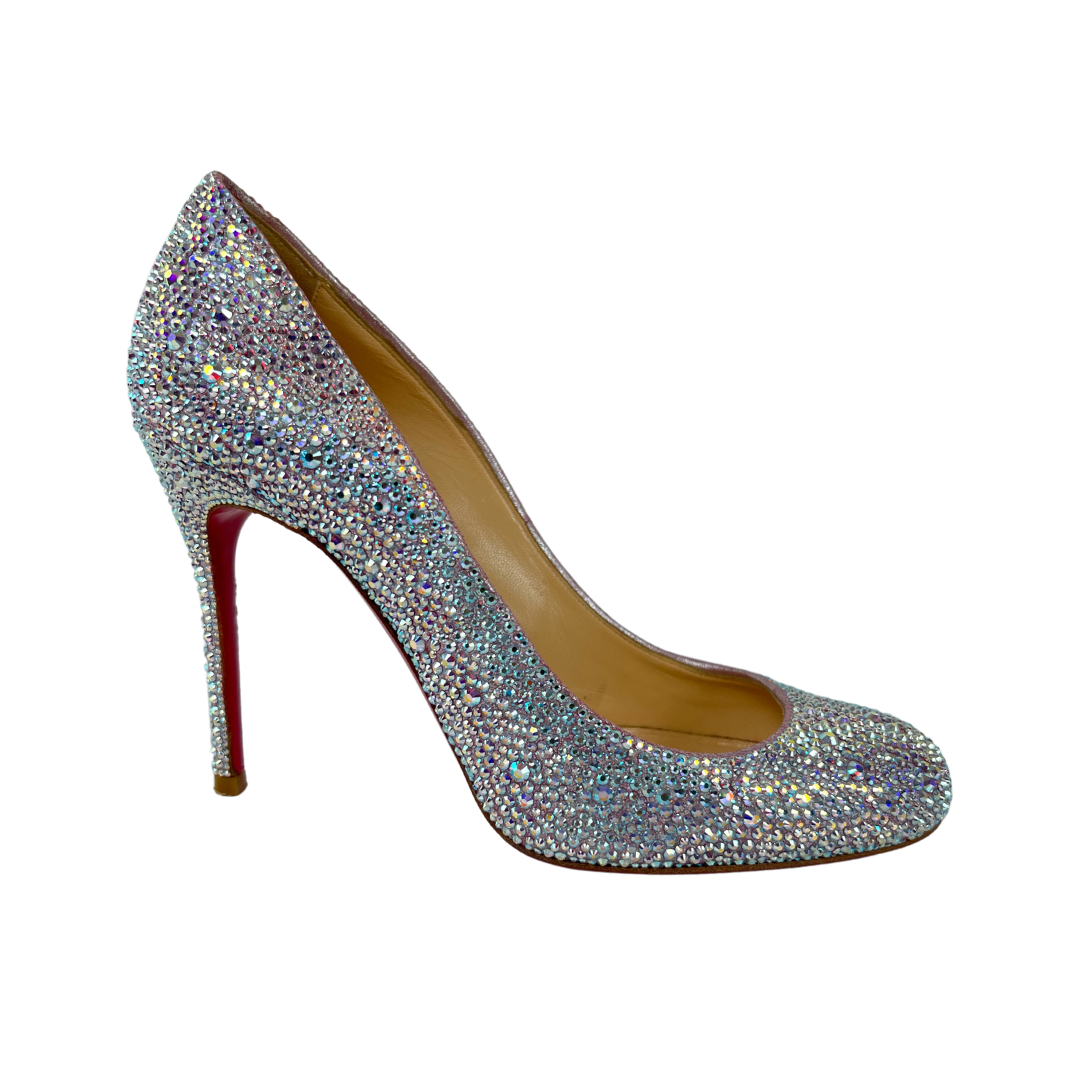 CHRISTIAN LOUBOUTIN Decollete Aurora con Swarovski boutiquepelfini