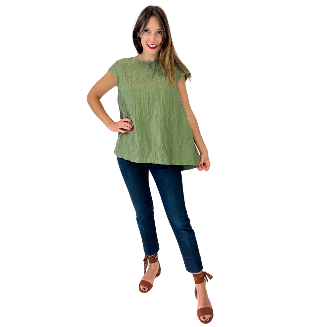 AMICI BY BACI Top verde militare