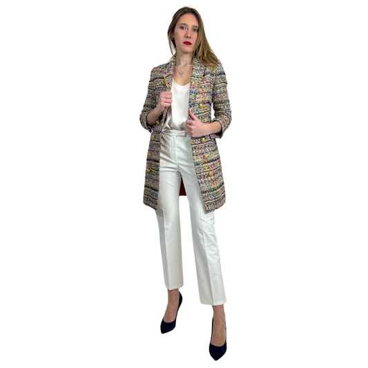 TAGLIATORE Cappotto bouclè multicolor