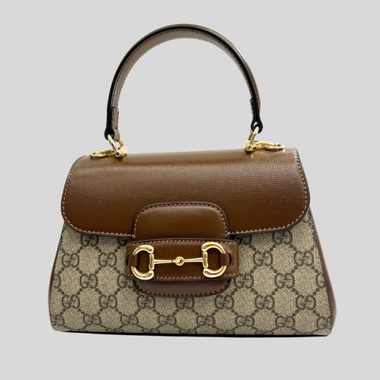 GUCCI Borsa Horsebit 1955 GG Supreme