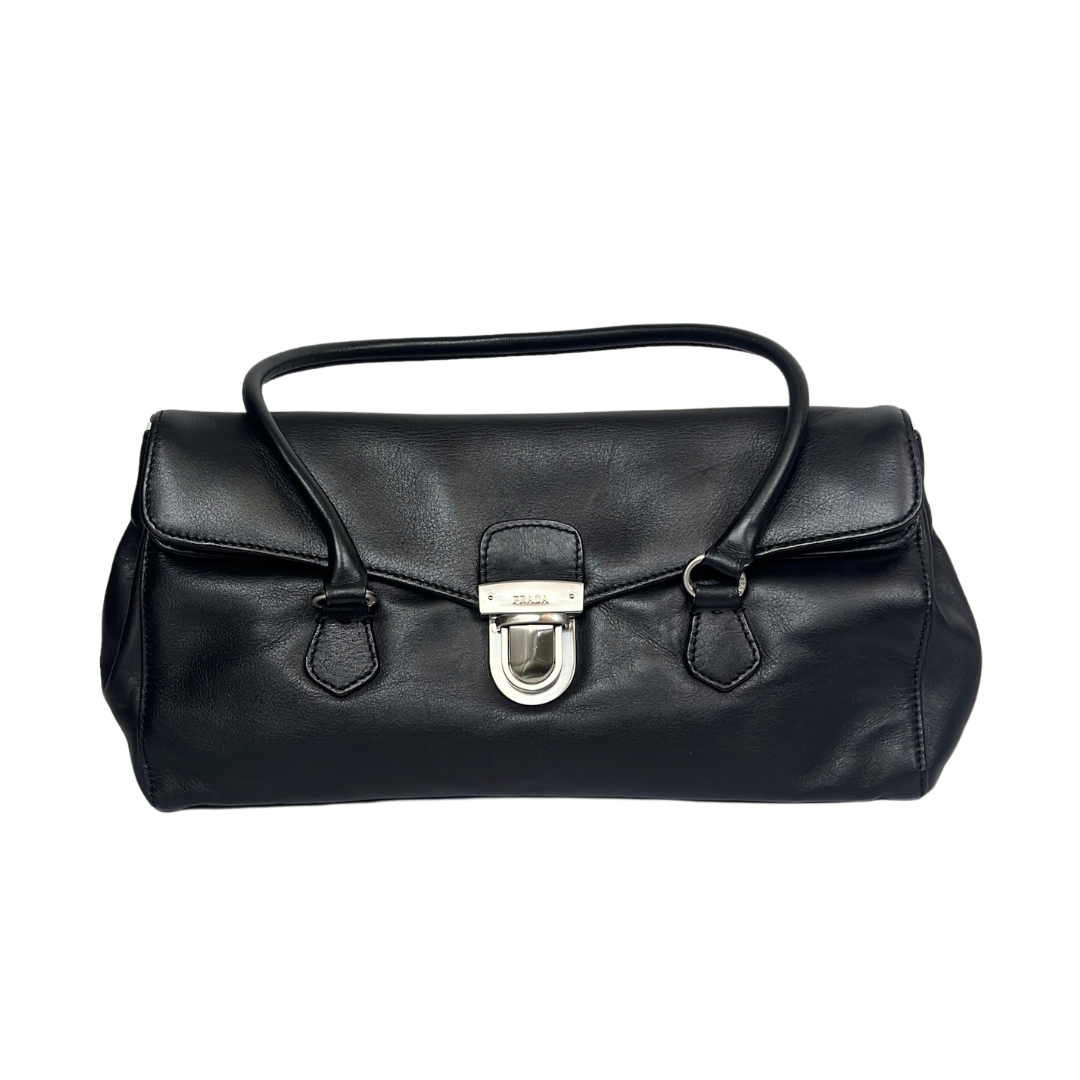 PRADA Borsa baguette nera vintage