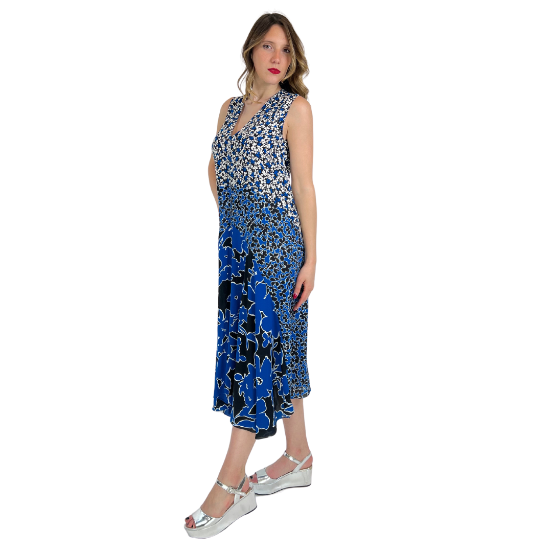MICHAEL KORS Abito in seta bluette
