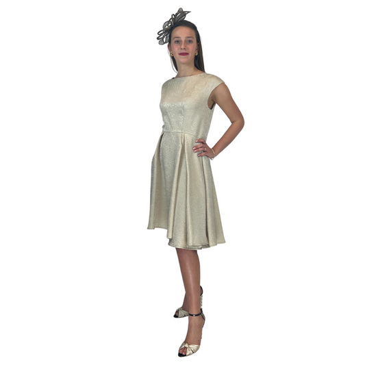 ANITA DI MILANO Completo damascato beige
