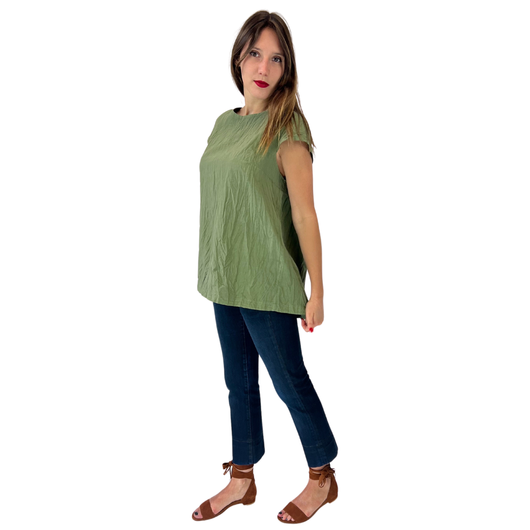 AMICI BY BACI Top verde militare