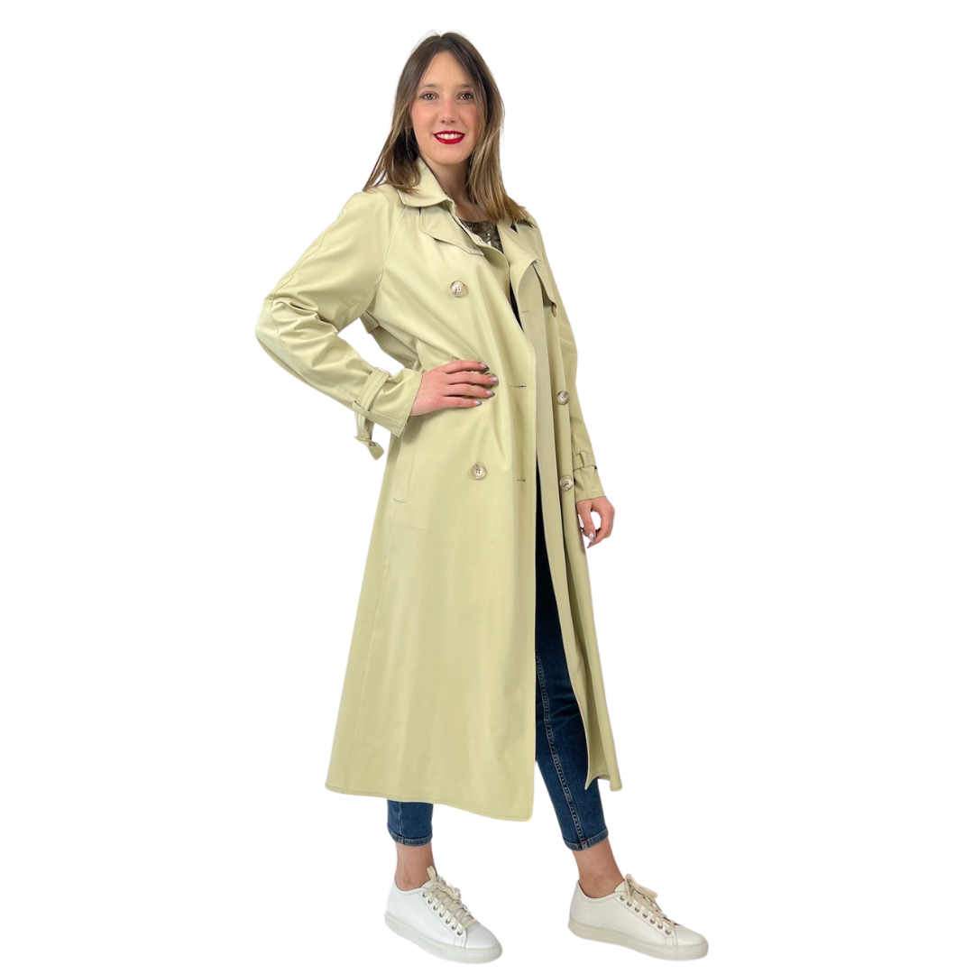 RAMOSPORT Trench lungo beige chiaro