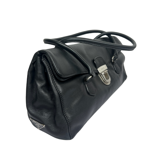 PRADA Borsa baguette nera vintage