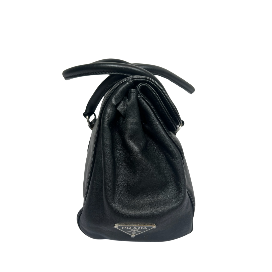 PRADA Borsa baguette nera vintage