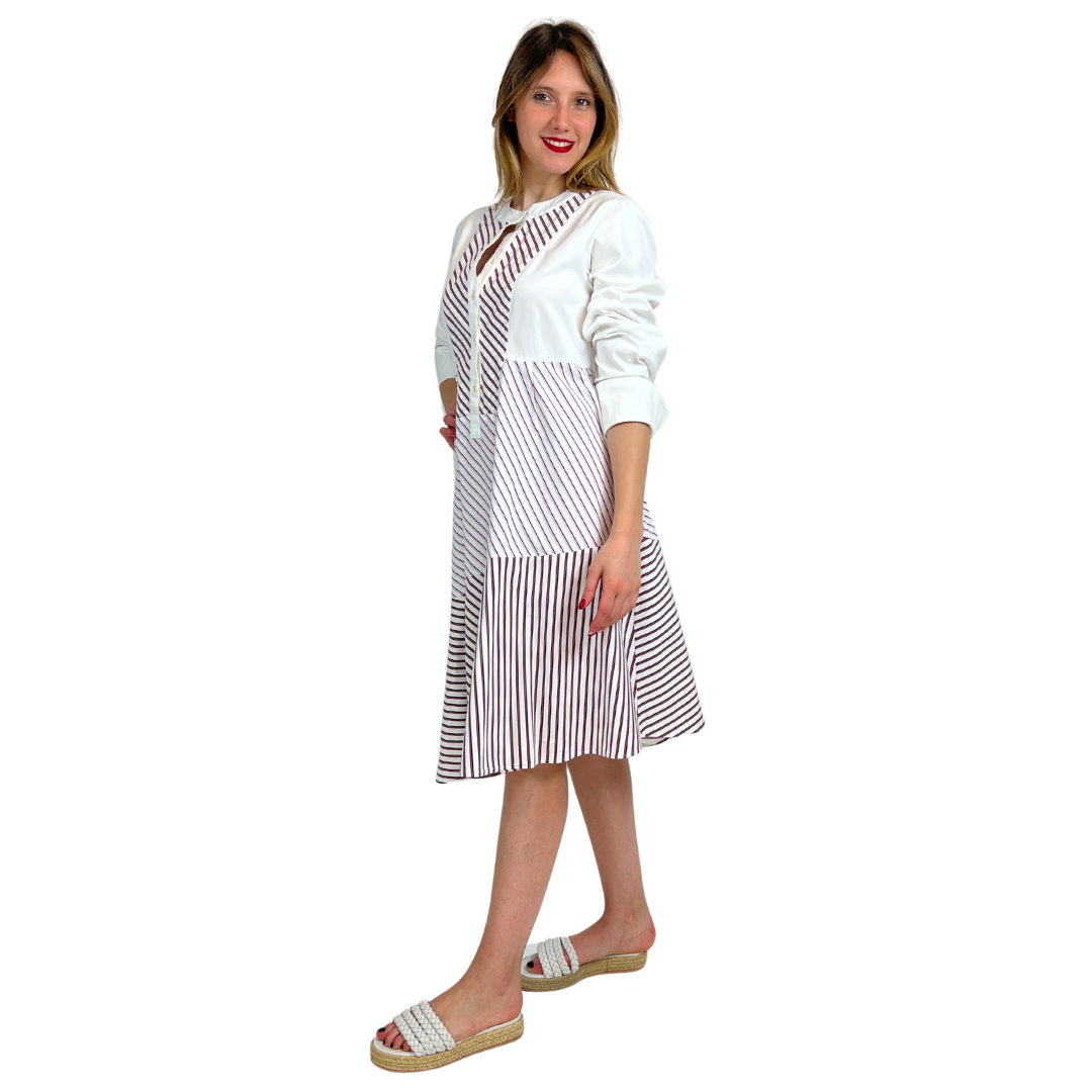 CARVEN Abito rigato