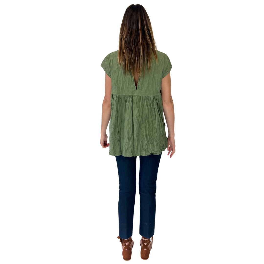 AMICI BY BACI Top verde militare