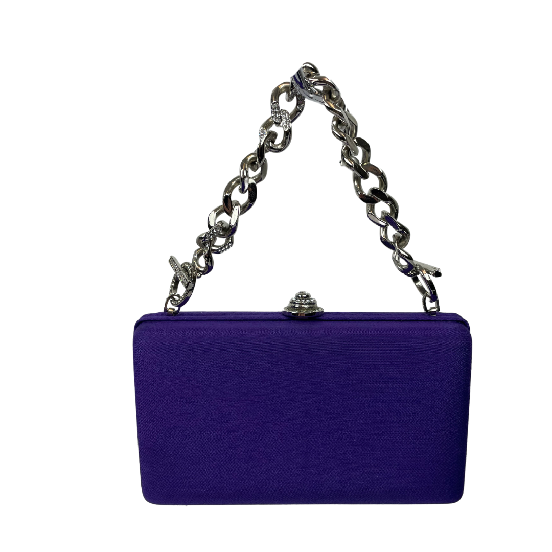 GIANFRANCO FERRÉ Borsa clutch viola