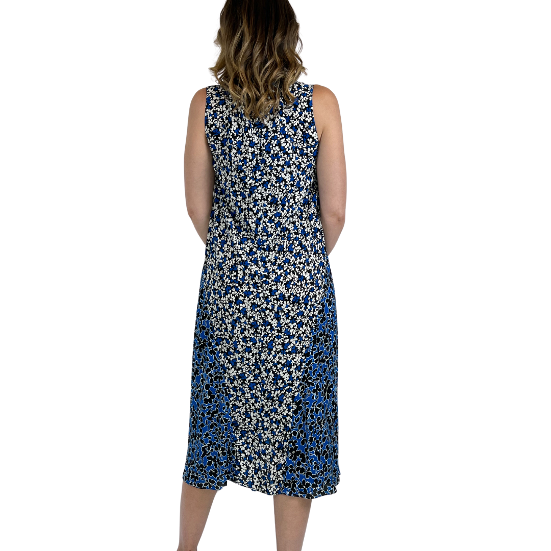 MICHAEL KORS Abito in seta bluette