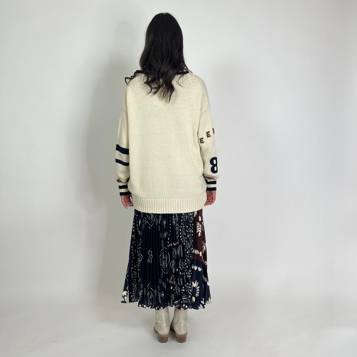 WEEKKEND MAX MARA Maxi cardigan panna