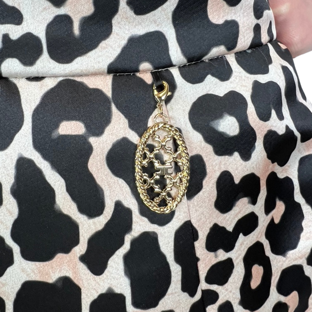 ELISABETTA FRANCHI Gonna lunga maculata