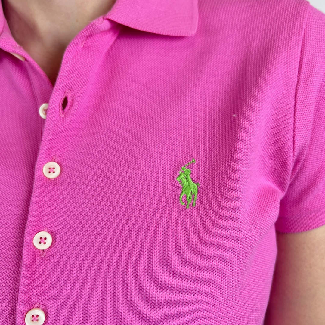 RALPH LAUREN Abito polo rosa pink