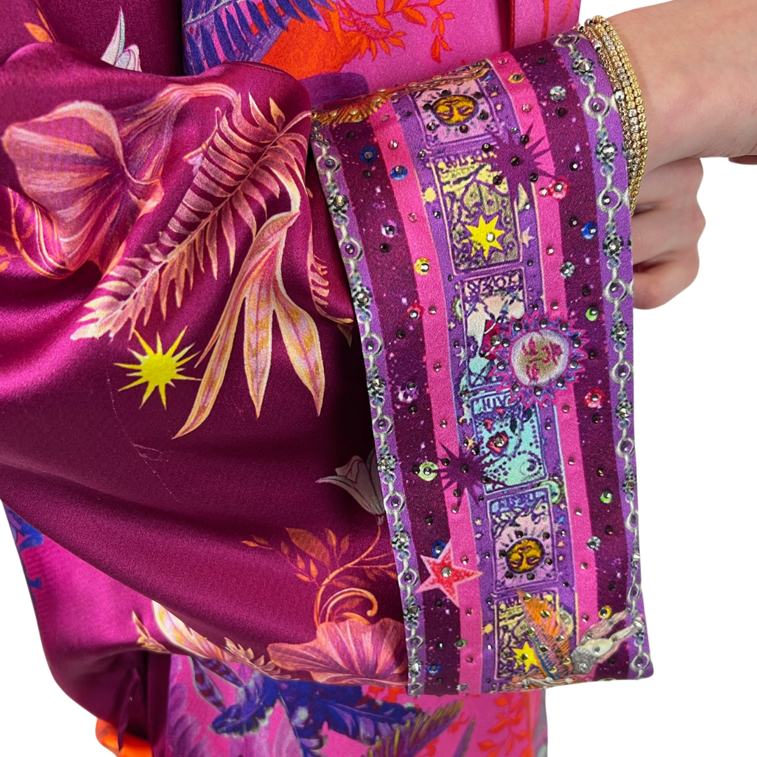 CAMILLA Kimono fantasia fucsia