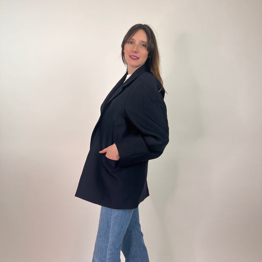 LOW CLASSIC Blazer blu oversize