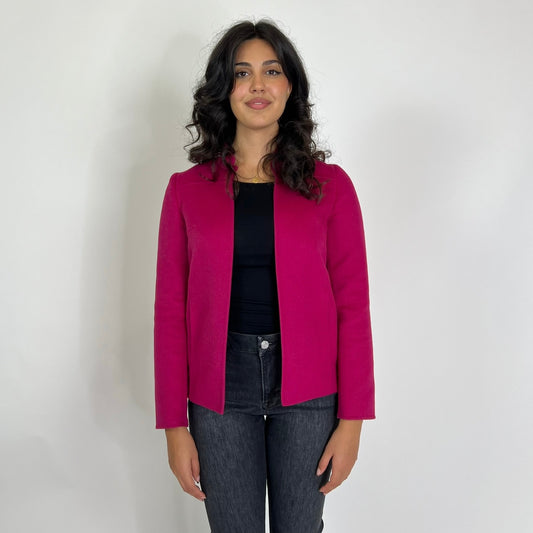 AGNONA Giacca aperta ciclamino