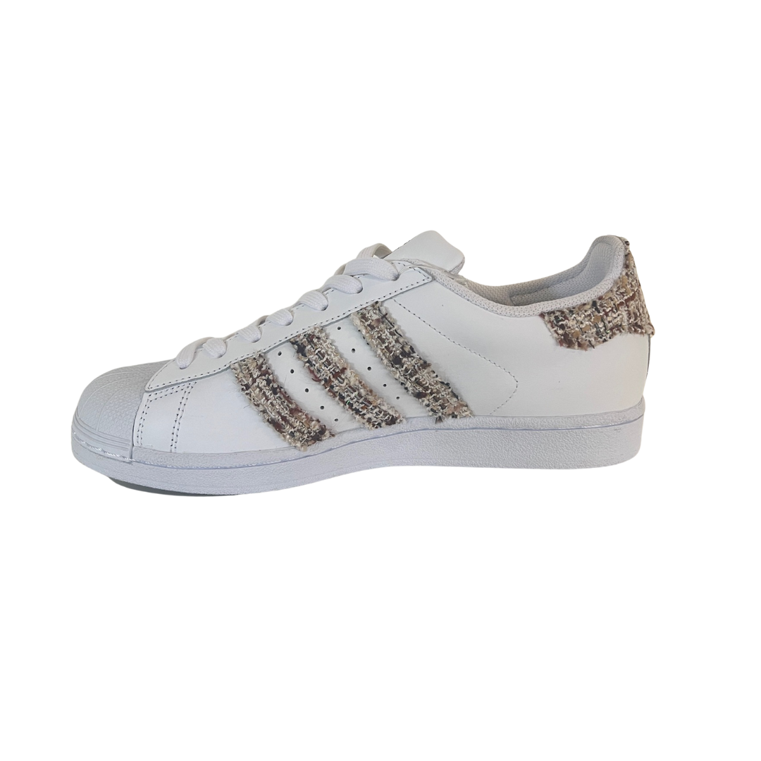 ADIDAS Scarpa sneakers in pelle bianca