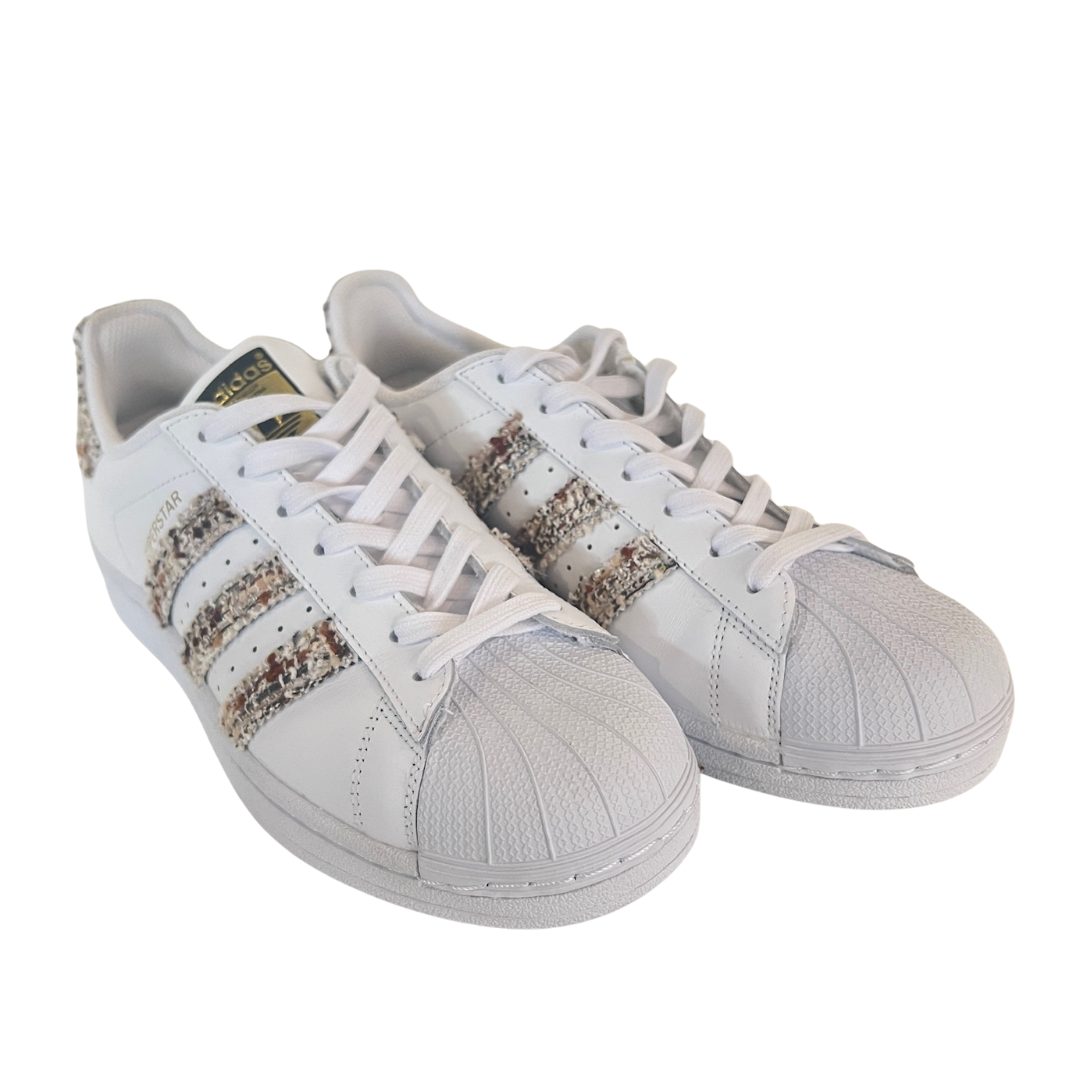 ADIDAS Scarpa sneakers in pelle bianca