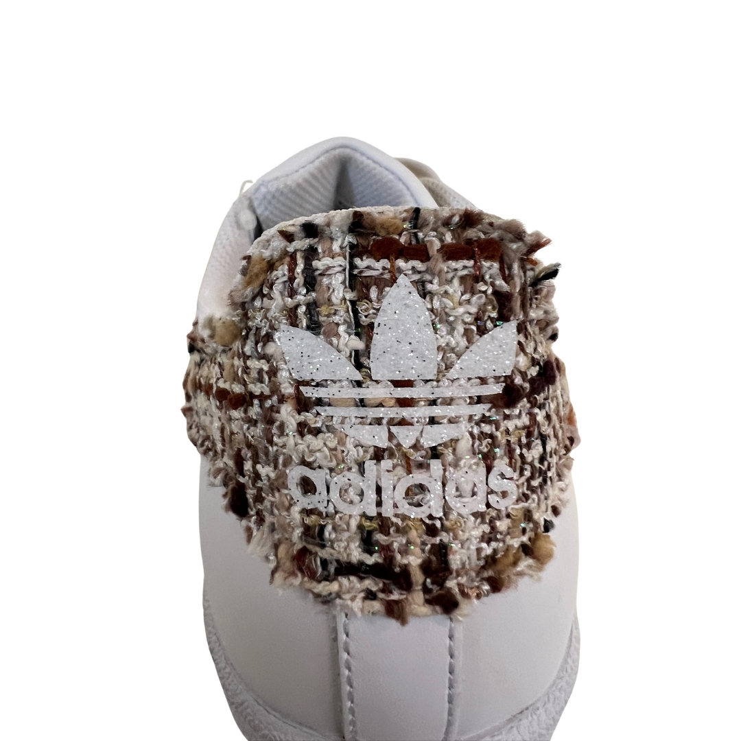 ADIDAS Scarpa sneakers in pelle bianca