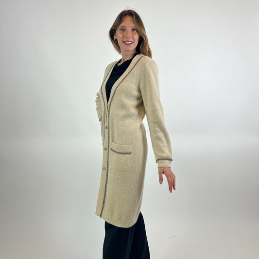 ALBINO MORETTI Cardigan in cashmere color tortora
