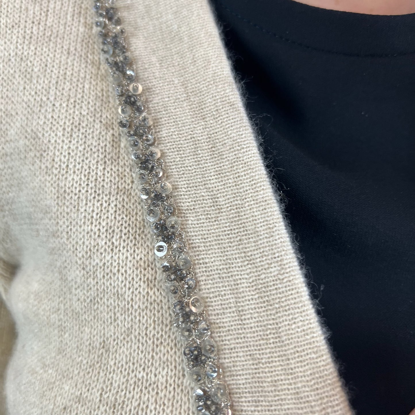 ALBINO MORETTI Cardigan in cashmere color tortora