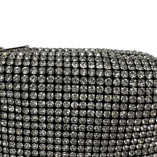 ALEXANDER WANG Borsa piccola tempestata di cristalli