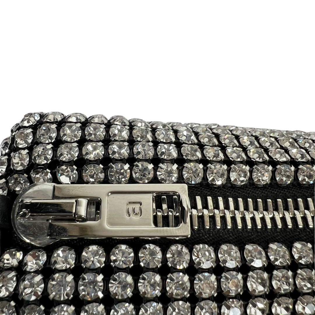 ALEXANDER WANG Borsa piccola tempestata di cristalli
