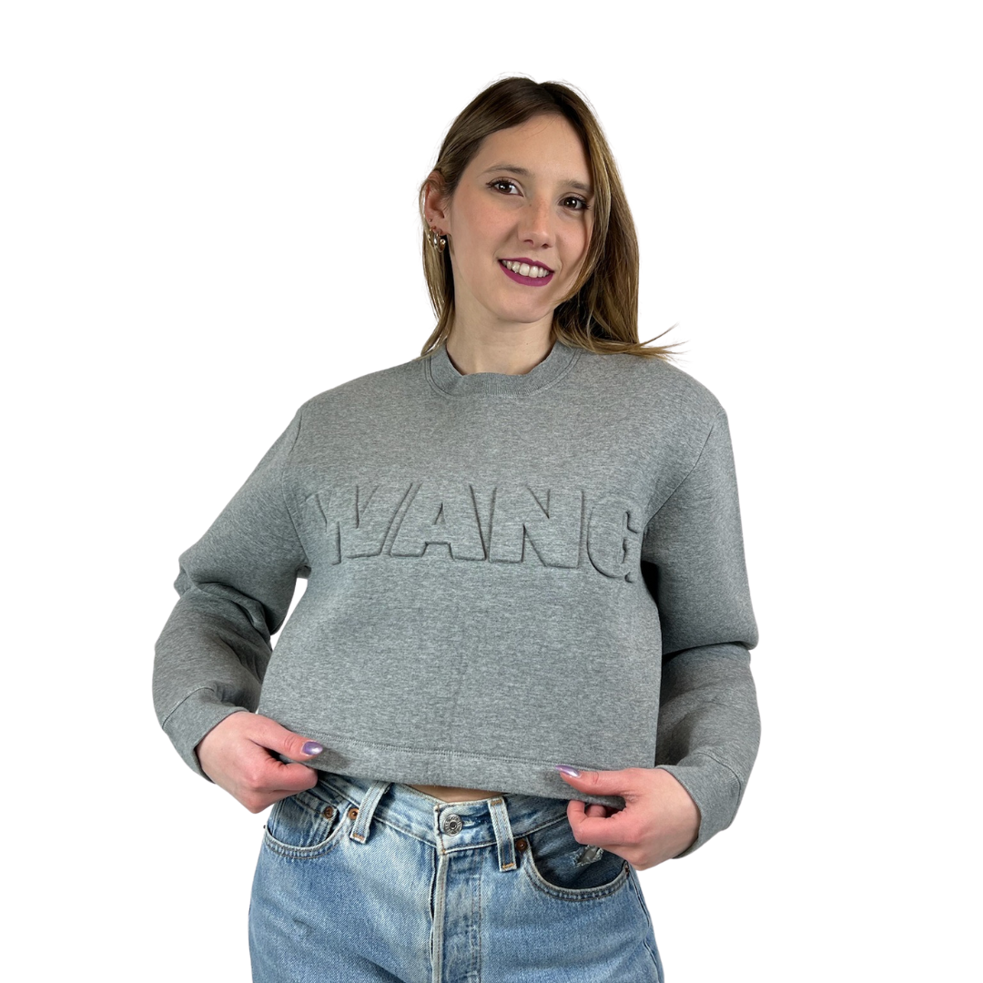 ALEXANDER WANG Felpa grigia