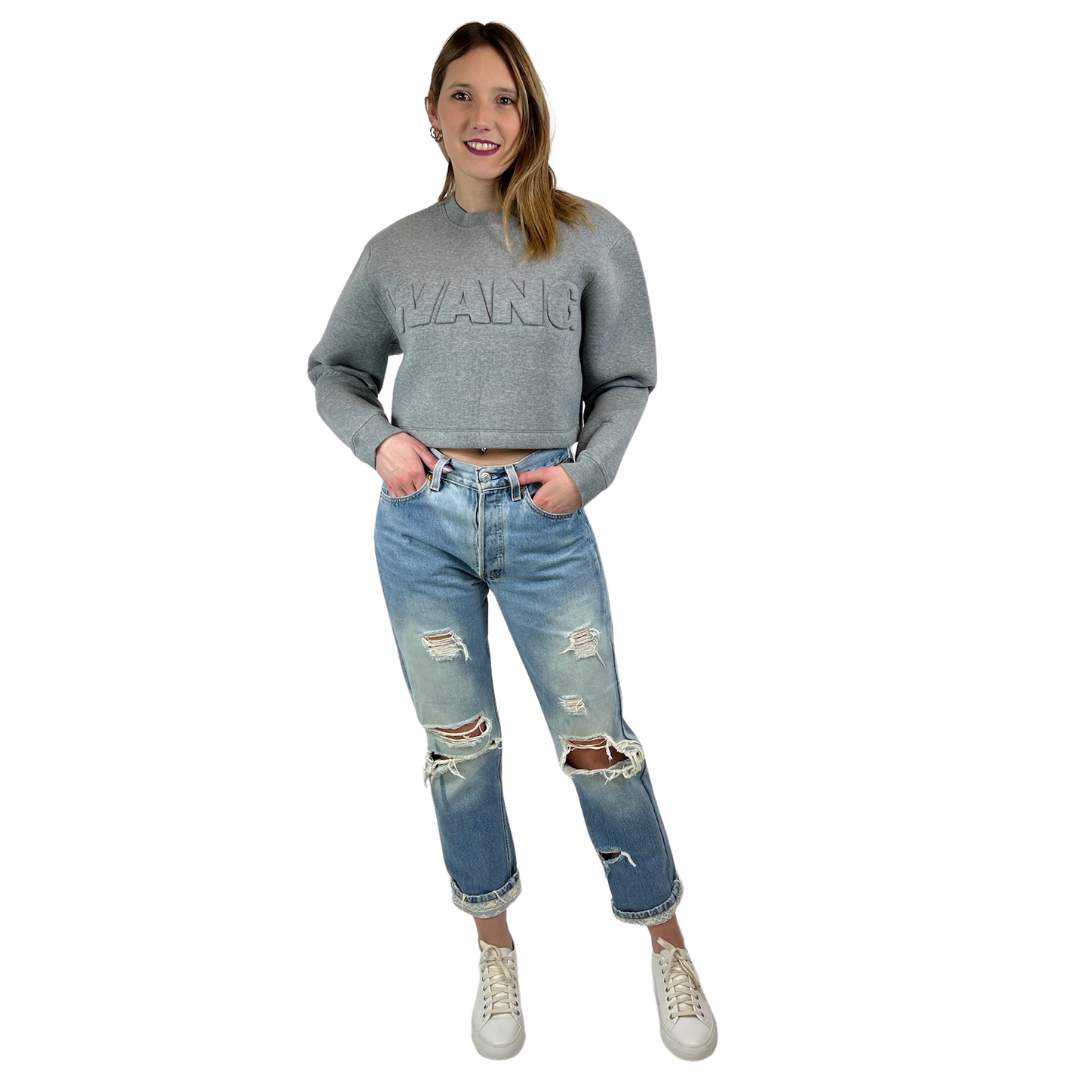 ALEXANDER WANG Felpa grigia