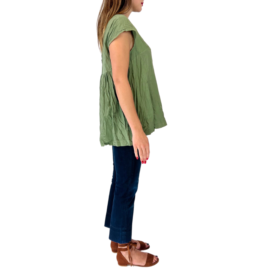 AMICI BY BACI Top verde militare