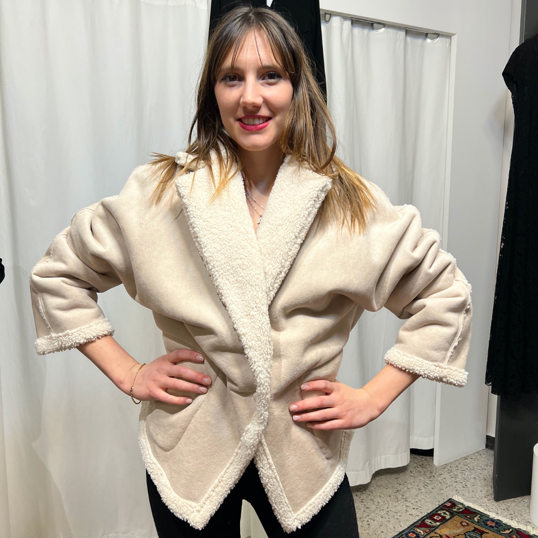 ANTONELLI FIRENZE Eco montone panna