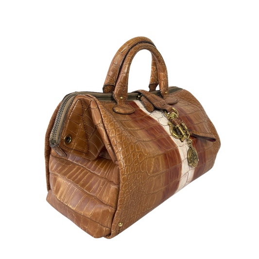 BALLY Borsa bauletto stampa cocco