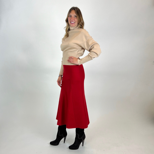 BOSS Gonna lunga in tessuto tecnico