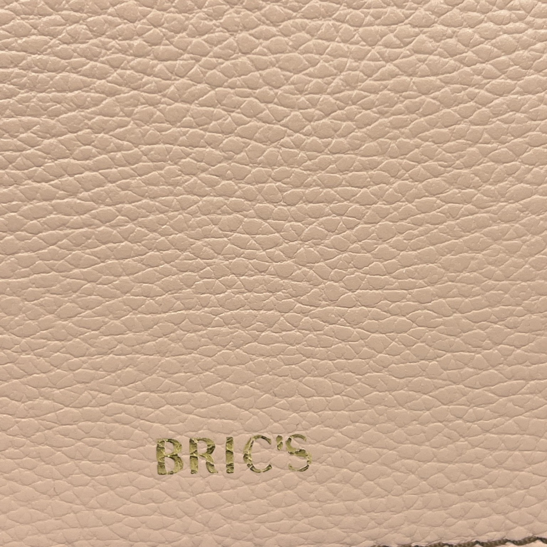 BRICS Borsa in pelle martellata rosa pastello