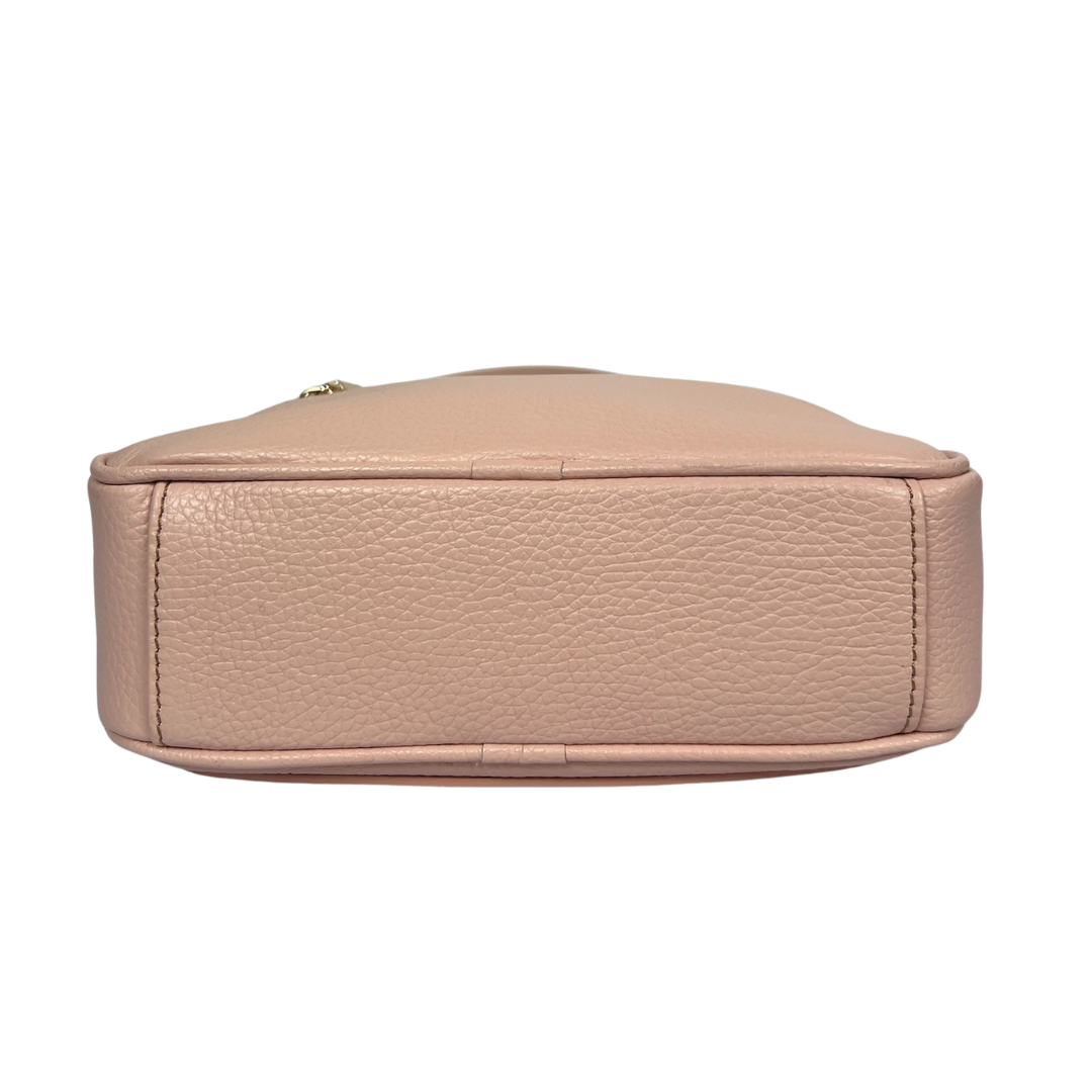 BRICS Borsa in pelle martellata rosa pastello
