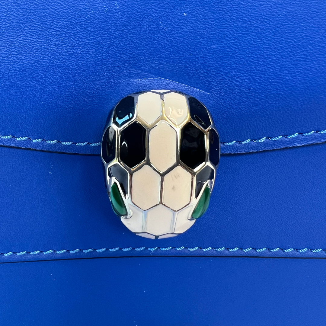 BULGARI Borsa Serpenti Forever blu lapislazzuli