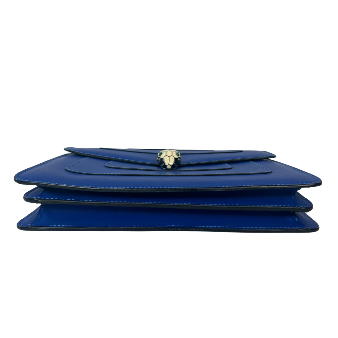BULGARI Borsa Serpenti Forever blu lapislazzuli