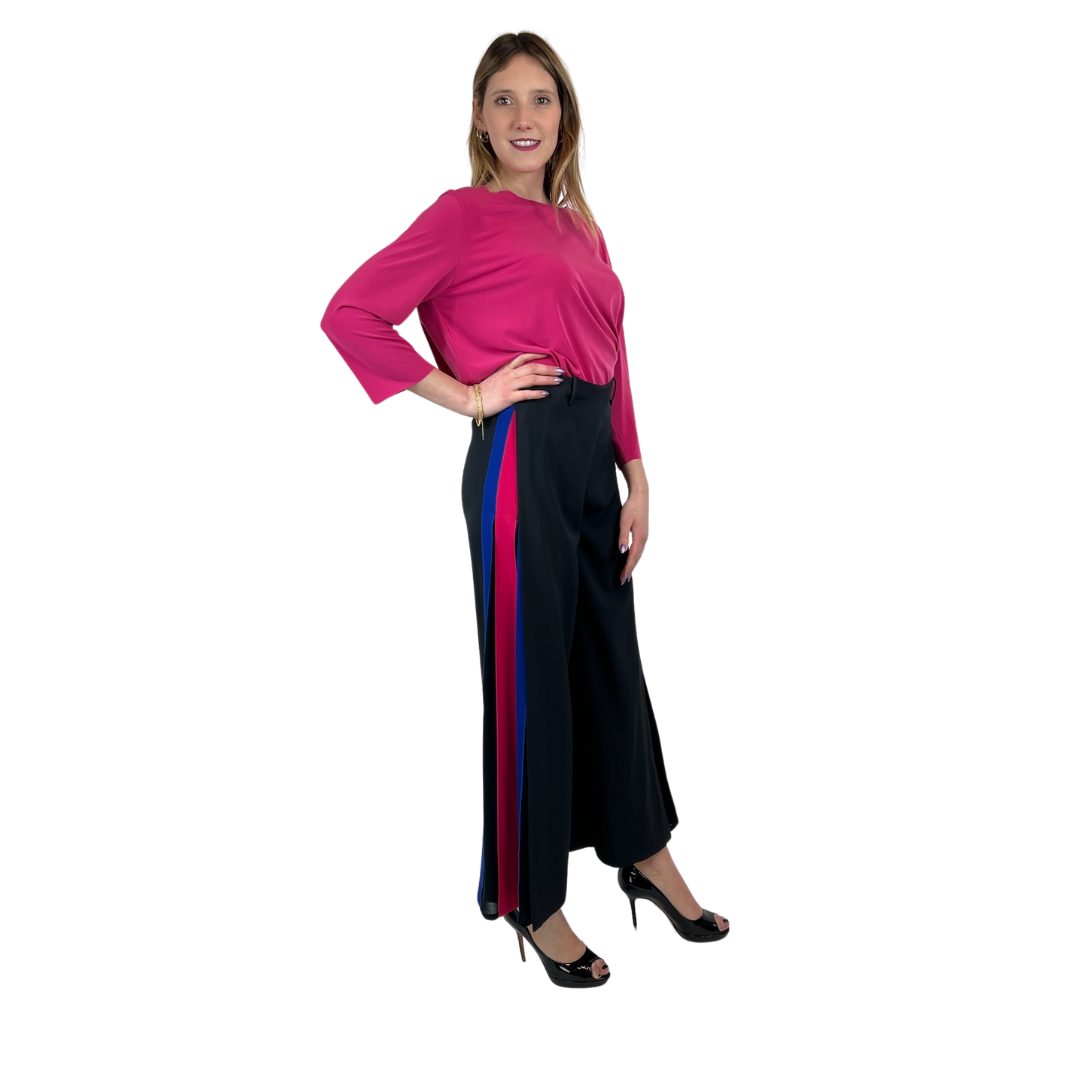 CAPUCCI Pantalone cadí nero