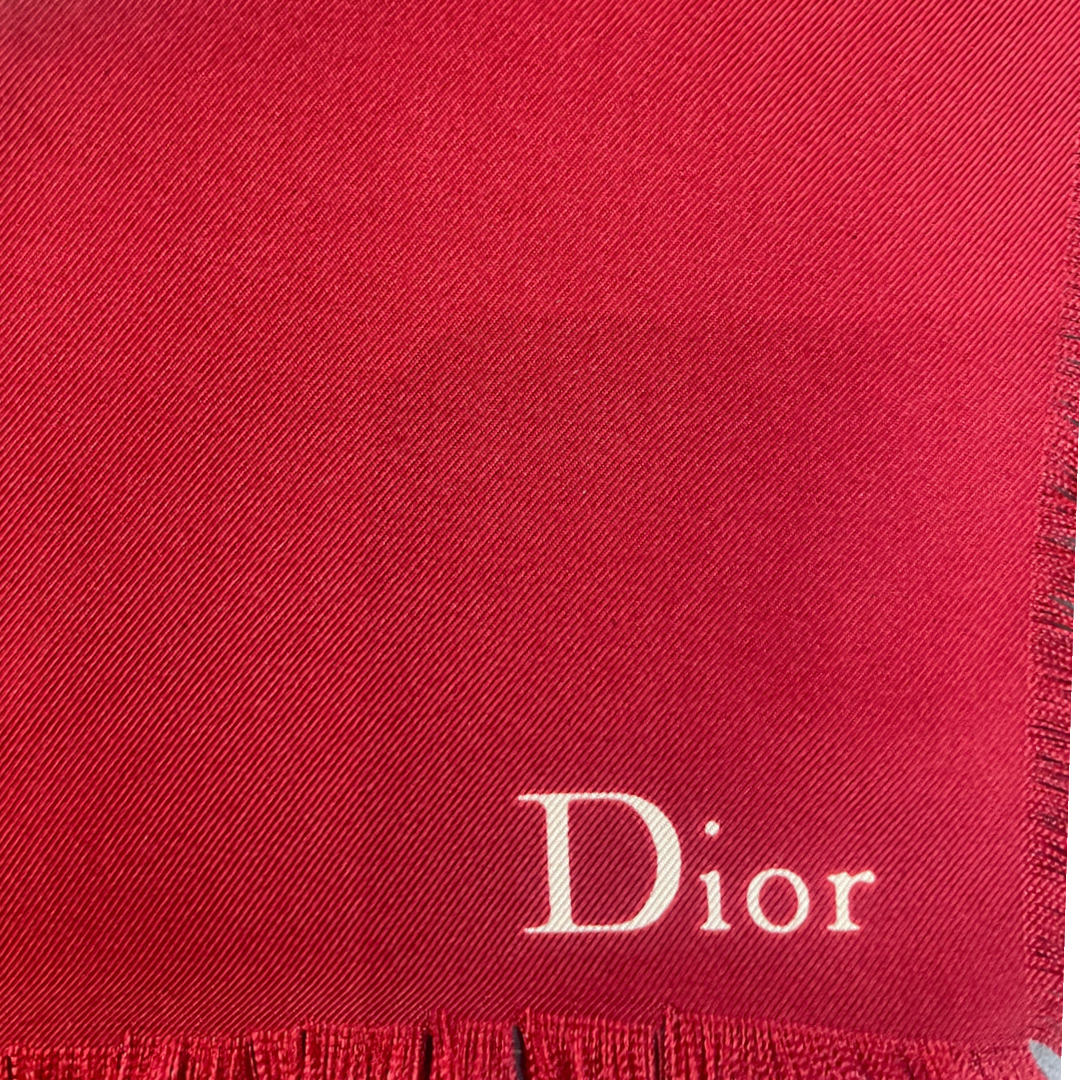 CHRISTIAN DIOR Sciarpa in seta