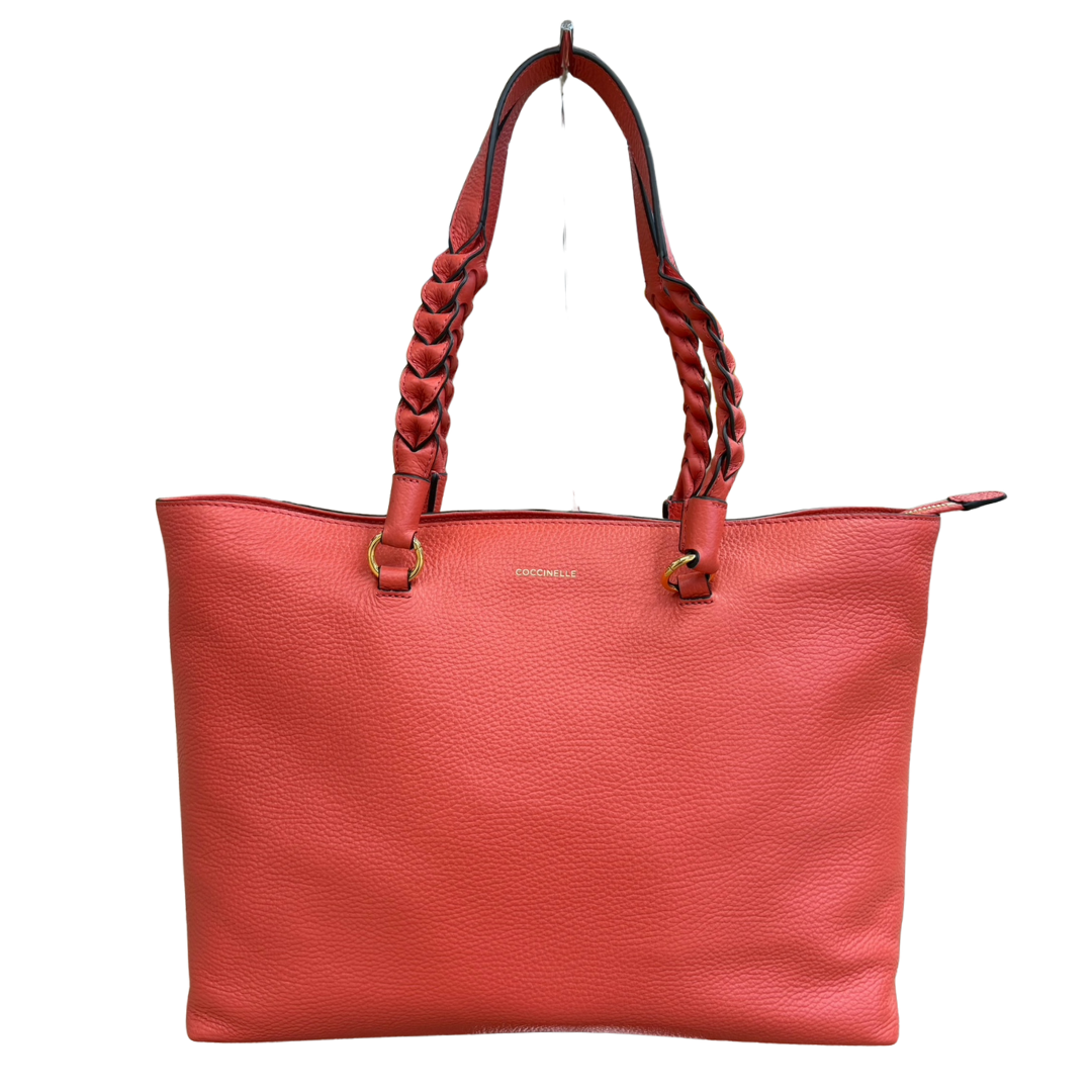 COCCINELLE Borsa in pelle color corallo