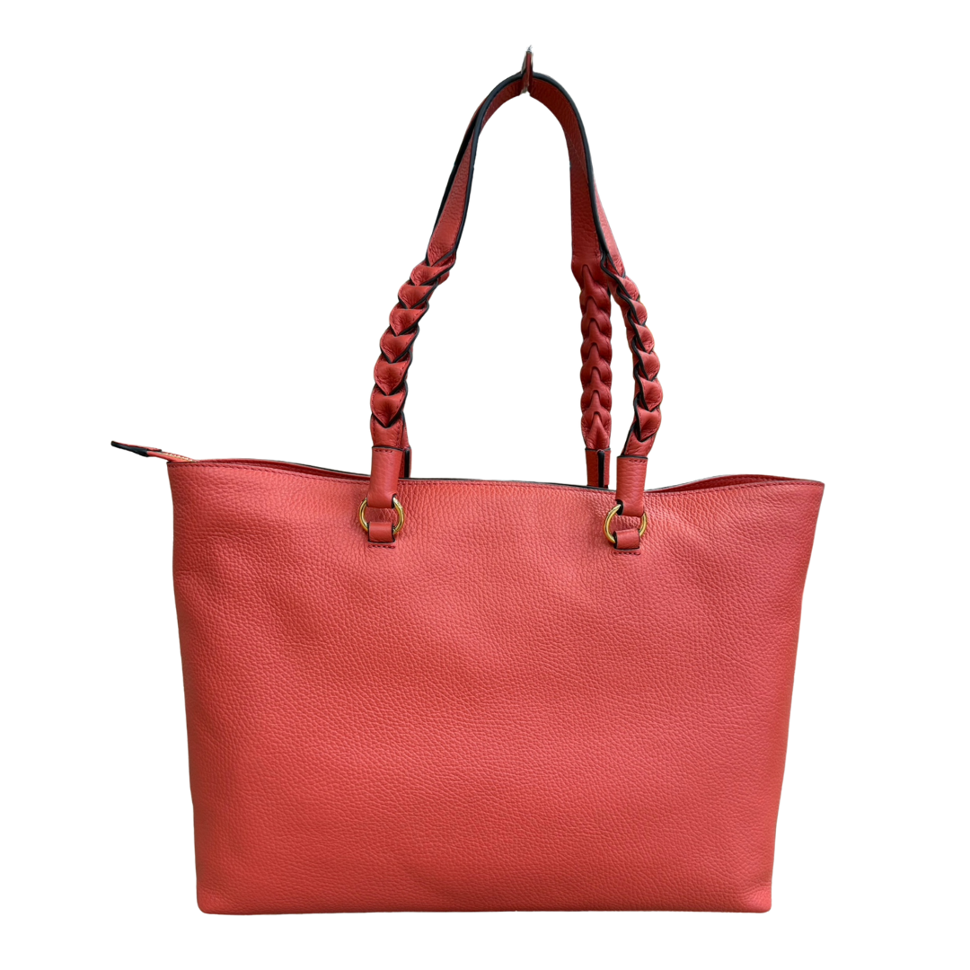 COCCINELLE Borsa in pelle color corallo