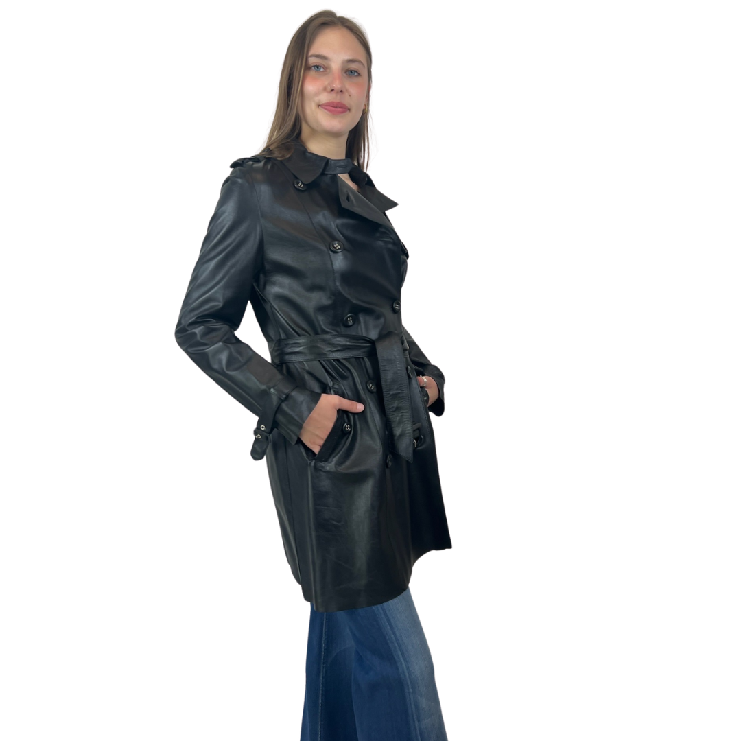 DESA COLLECTION Trench in nappa blu