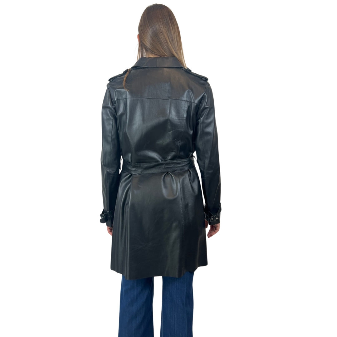 DESA COLLECTION Trench in nappa blu