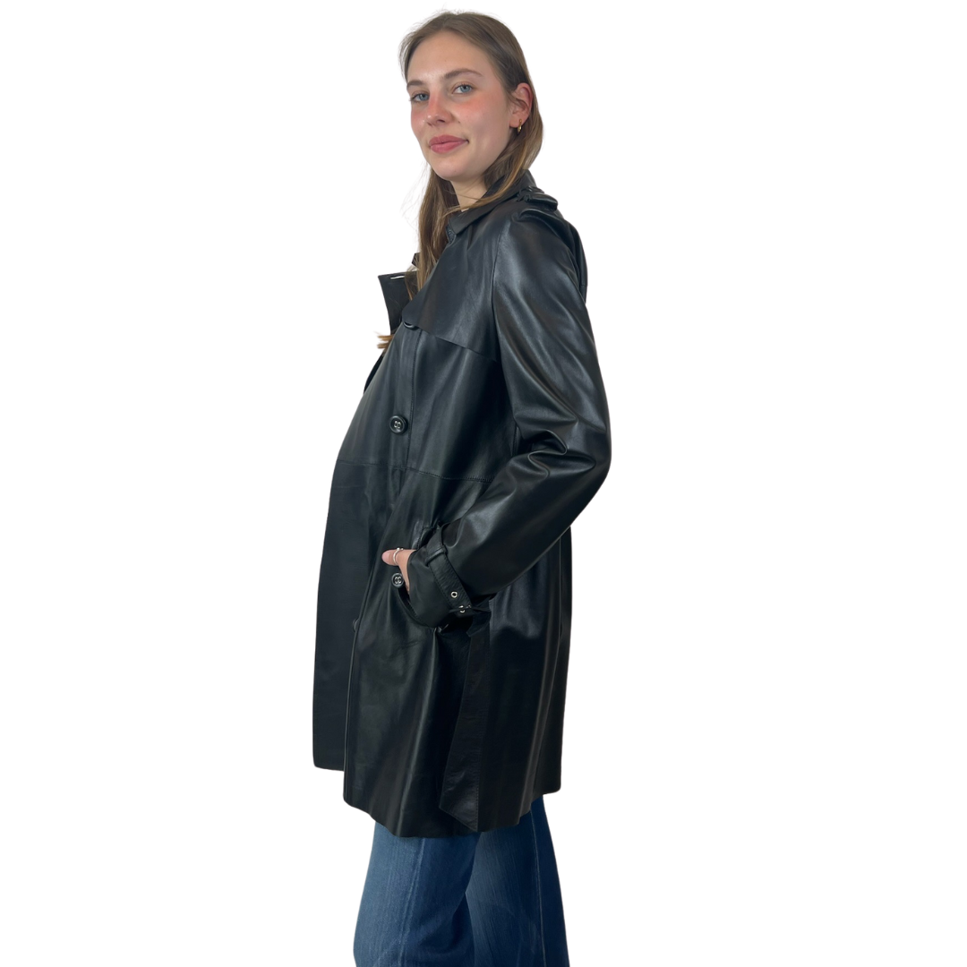 DESA COLLECTION Trench in nappa blu