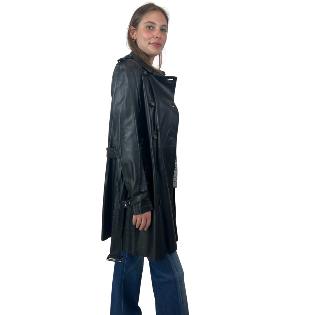 DESA COLLECTION Trench in nappa blu