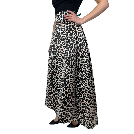 ELISABETTA FRANCHI Gonna lunga maculata